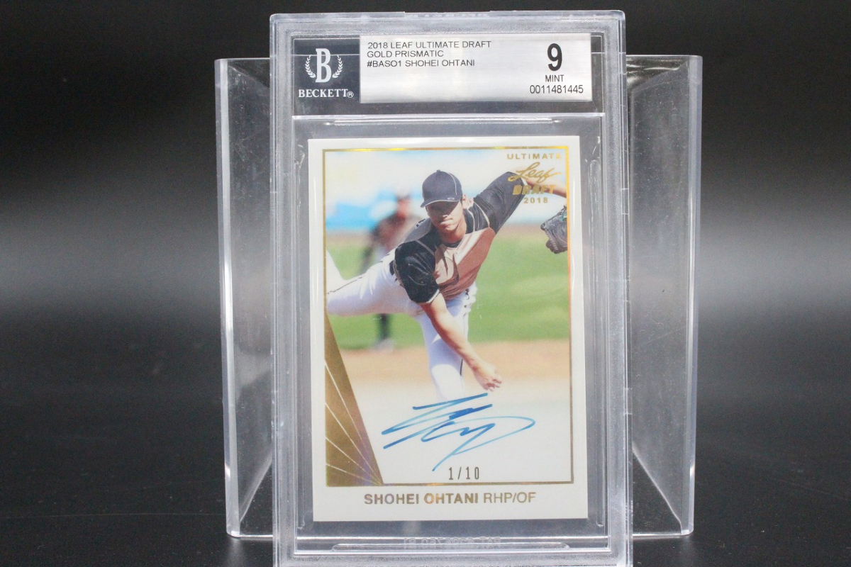 行董 BGS鑑定品 大谷翔平 SHOHEI OHTANI 2018 Leaf Ultimate Draft 