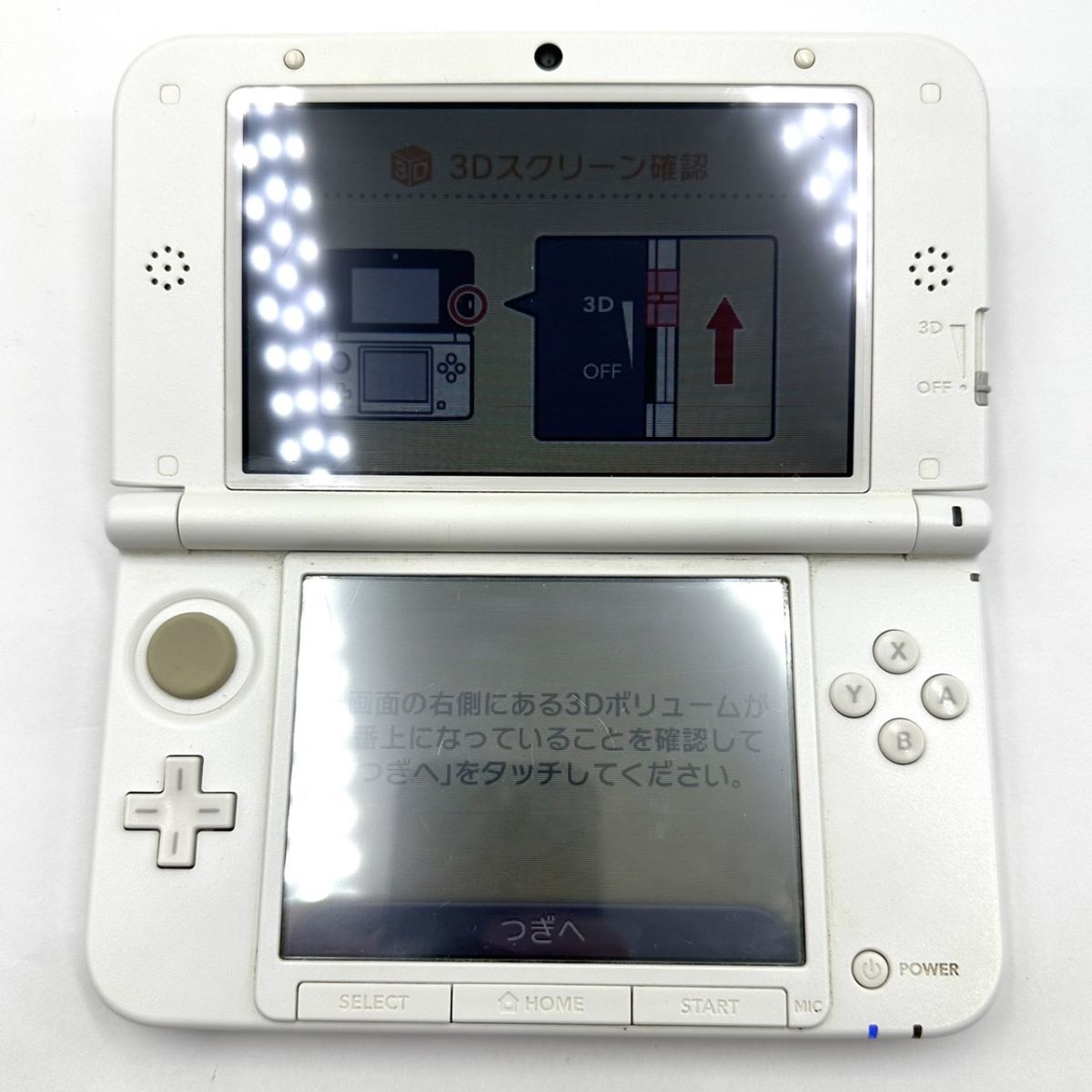 Q169-SK4-306 NINTENDO 任天堂 3DS LL 本体のみ SPR-001 ホワイト  