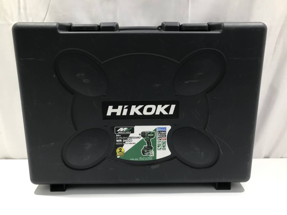 中古 HIKOKI ハイコーキ 充電式コードレスインパクトレンチ WR36DD2XPS