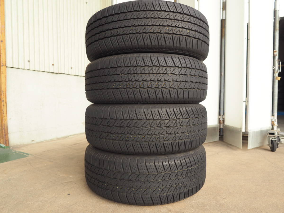 L745　送料無料　ブリヂストン　265/60R18　110H　4本8分山　DUELER H/T 684Ⅱ　2022年製