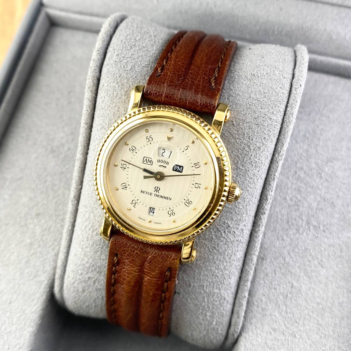 1円〜 REVUE THOMMEN レビュートーメン 腕時計 レディース 30M/100FT  