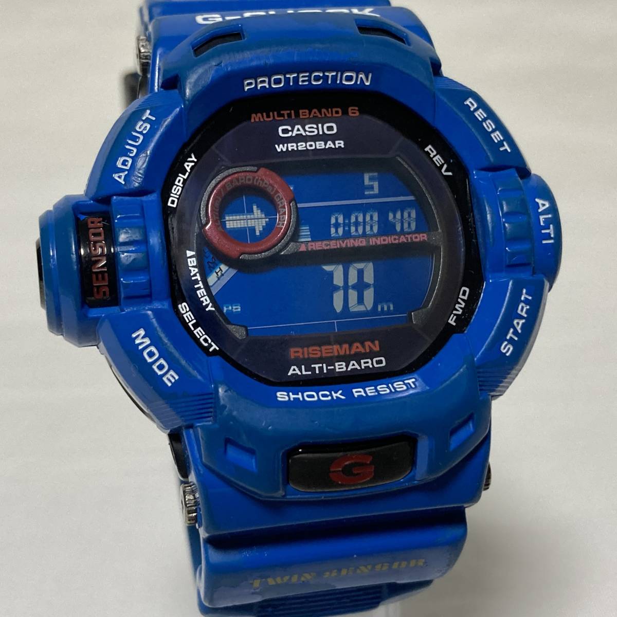 CASIO カシオ G-SHOCK RISEMAN ライズマン ブルー 腕時計 GW-9200BLJ 