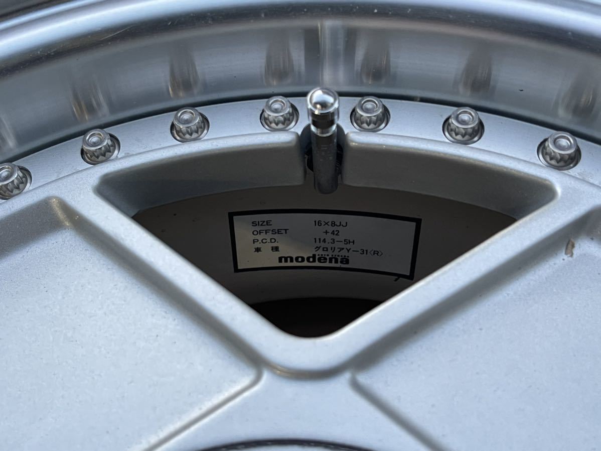 阿部商会 AUTO STRADA MODENA アウトストラーダ モデナ 16インチ 8jj +