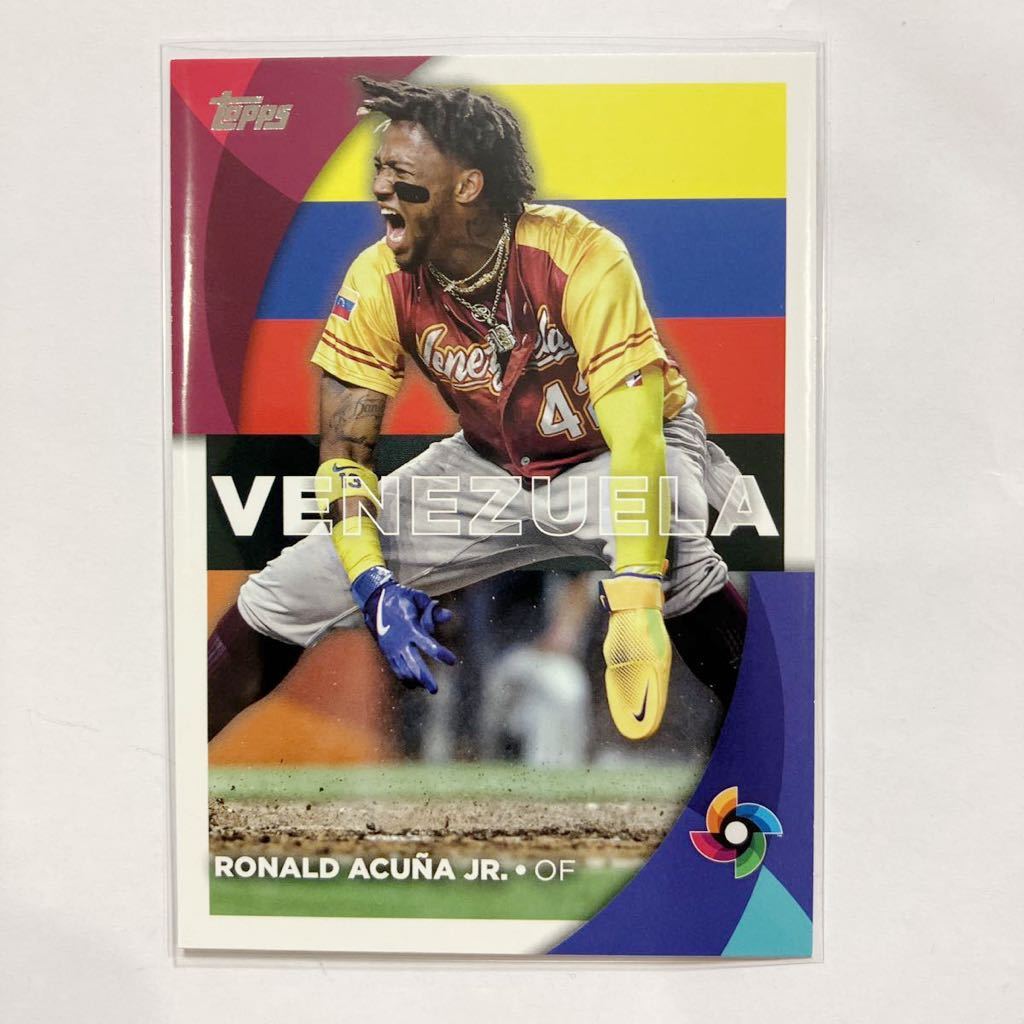 アクーニャJR. 25枚限定　ベースレリック　Topps 2023 WBC 2023 Topps World Baseball Classic ワールドベースボールクラシック
