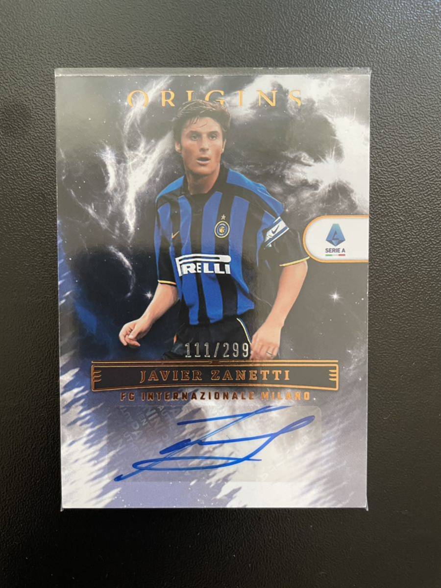 Javier Zanetti 2022-23 Chronicles Origins Auto(/299)