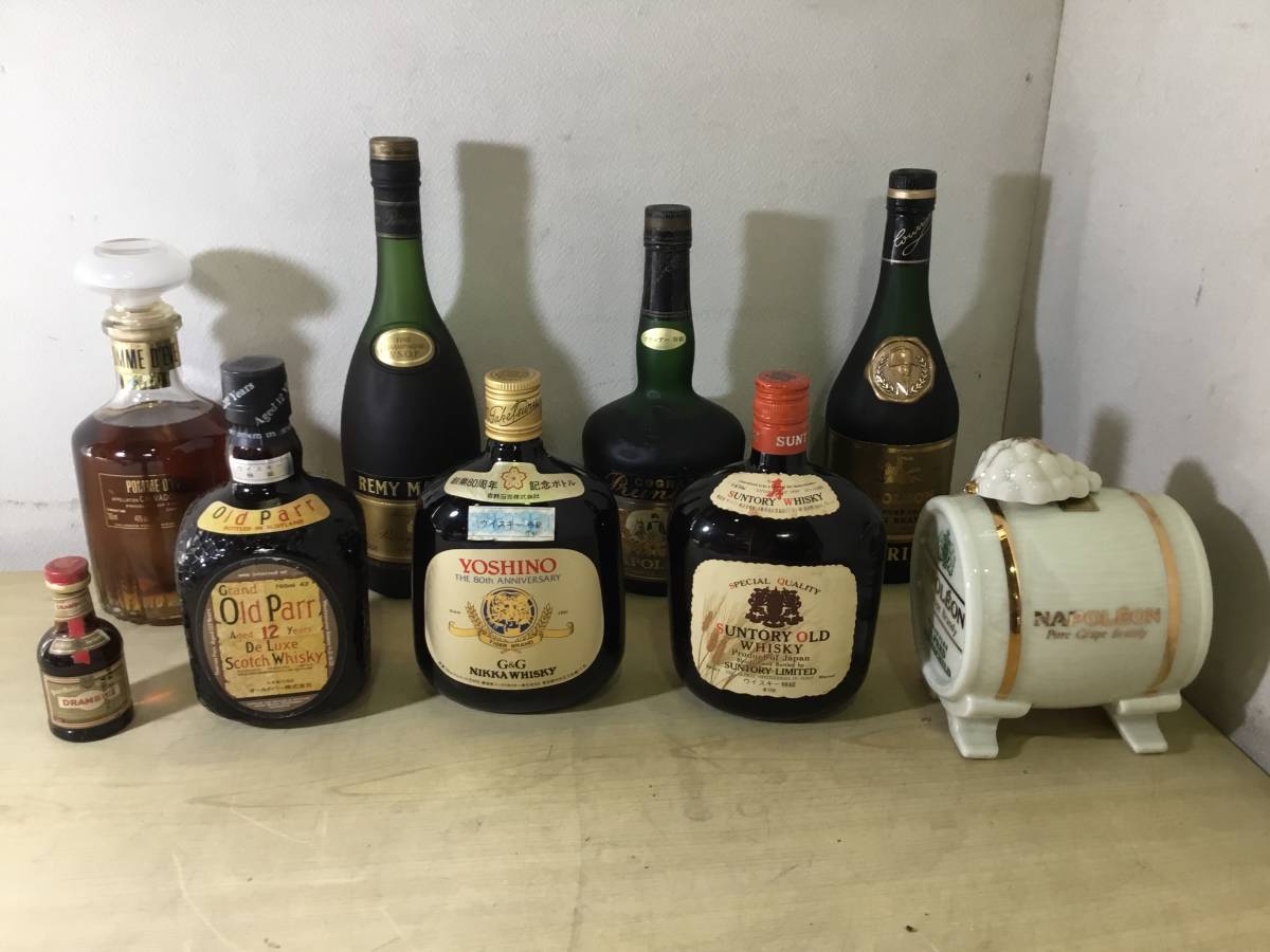 古酒】 ウイスキー ブランデー 等 まとめ売り NAPOLEON REMY MARTIN