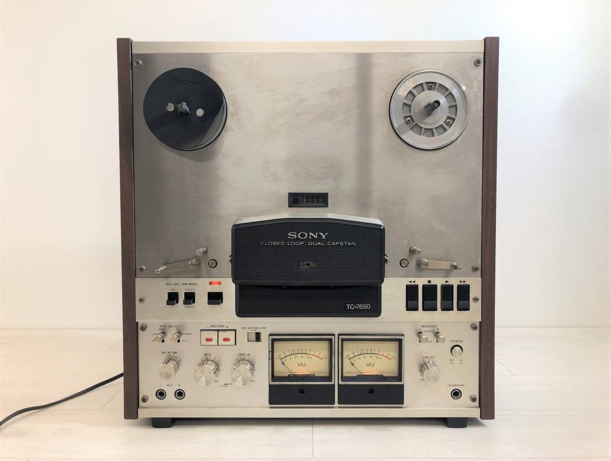 1094 SONY ソニー オープンリールデッキ TC-7650 音響機器 オーディオ レトロ アンティーク