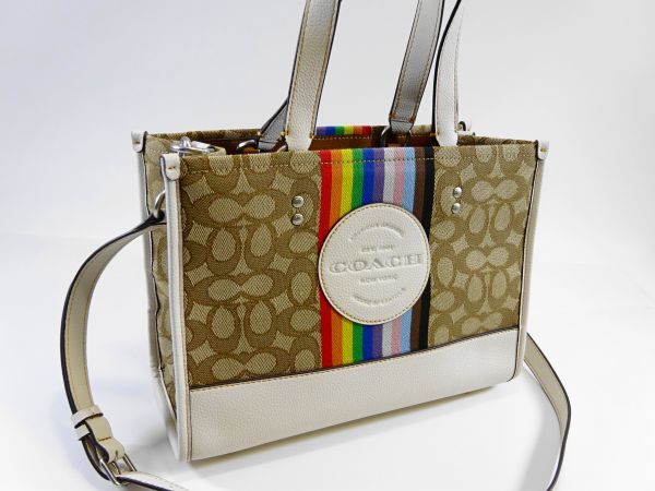 新品 コーチ 虹色 ショルダーバッグ COACH 勿体ない アメリカ限定！