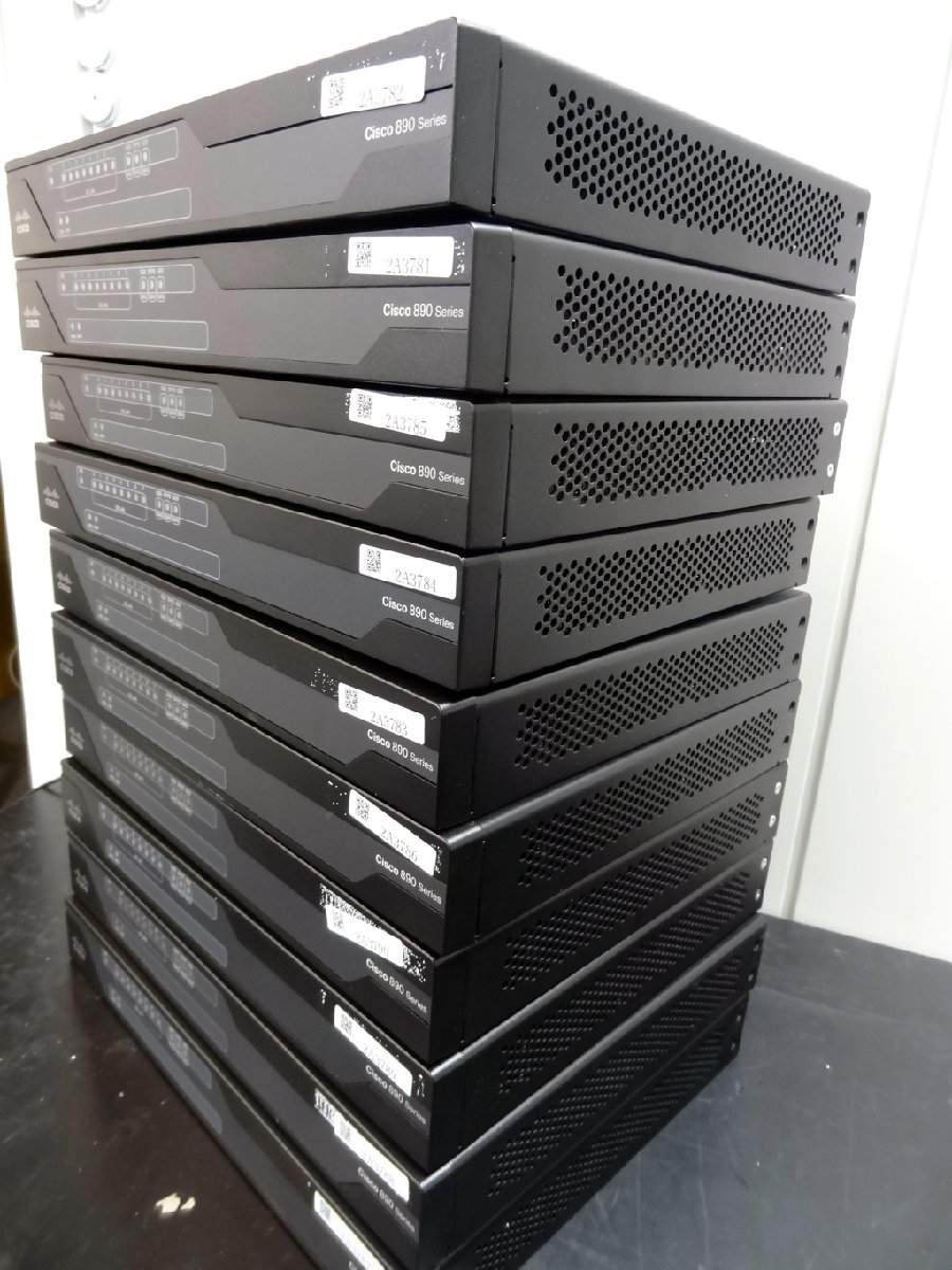 激安大特価，豊富な Cisco C892FSP-K9 Version 15.2 初期化済み 10台セット 管理No3697(ルーター)｜売買されたオークション情報、yahooの商品情報をアーカイブ公開 - オークファン ルーター