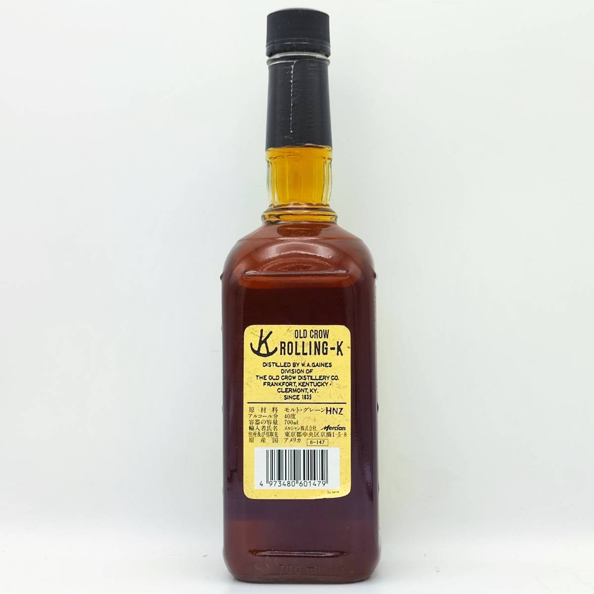 OLD CROW ROLLING-K THE ORIGINAL SOUR MASH KENTUCKY STRAIGHT