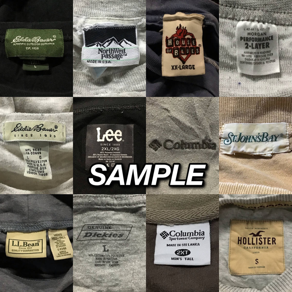 T826】☆アイテム豊富☆ アメリカ古着卸オススメL/S Tee Mix大量 50kg 