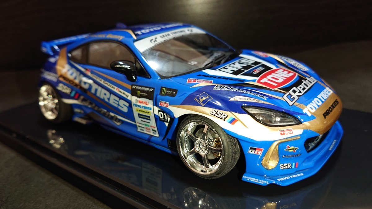 最終金額 」1/24 タミヤ BRZ GR86 トーヨータイヤ ドリフト ドリ車 D1