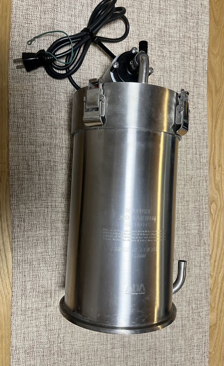 ADA スーパージェットフィルター ES-600 アクアデザインアマノ 濾過容量6L 外部フィルター 旧ロゴ ADA アクアデザインアマノ  スーパージェットフィルター まー様 スーパージェットフィルターES600 ESu2013600EX