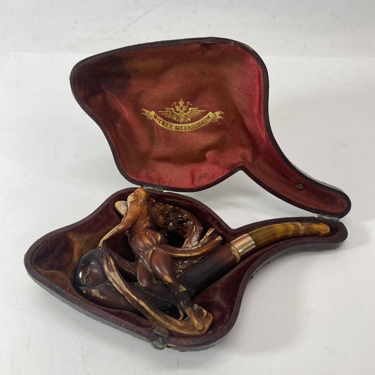 WIENER MEERSCHAUM 海泡石 パイプ メシャム 喫煙具 彫刻 女神 女性 