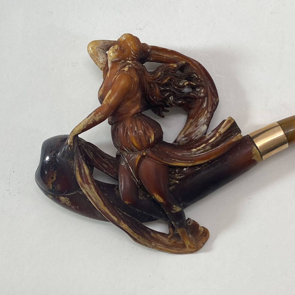 WIENER MEERSCHAUM 海泡石 パイプ メシャム 喫煙具 彫刻 女神 女性 