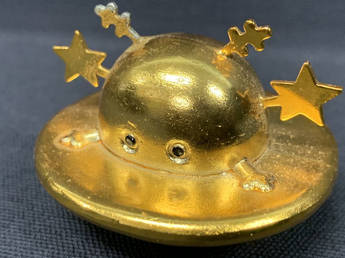 Y 当時物 つくば科学万博 '85 グッズ コスモ星丸 置物 金属製
