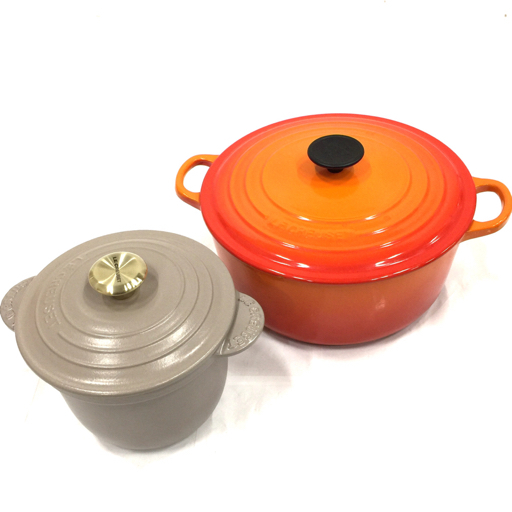 ル・クルーゼ ココット・エブリィ 18 サイザル IH オーブン 食洗器対応 他 調理器具 計2点 セット キッチン用品
