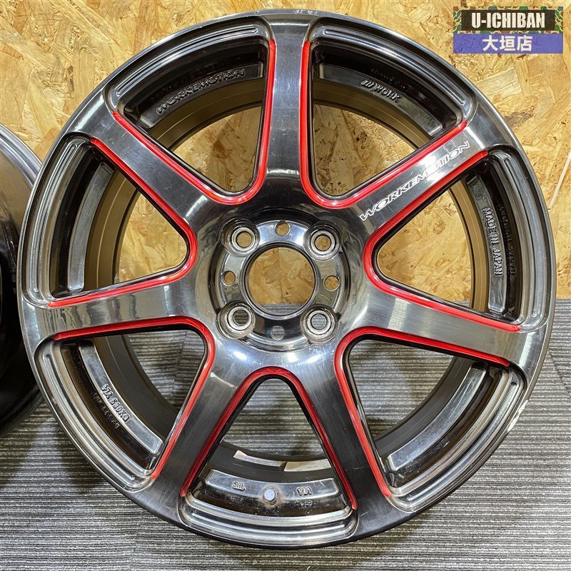 WORK ワーク エモーション T7R 16インチ 6.5J +48 4H 100 BRM Kurenai 