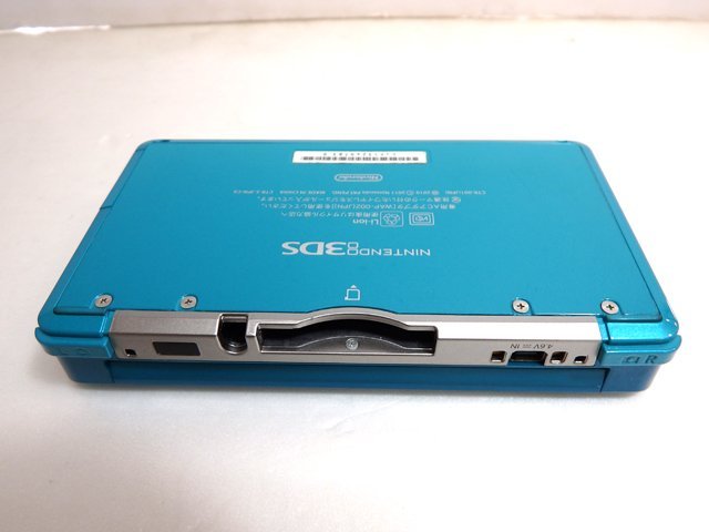 ZA1650⁄初期化済 動作品 ニンテンドー 3DS 本体 CTR-001 アクアブルー