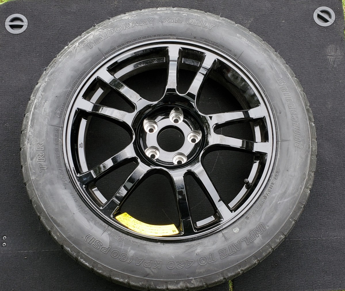日産 フーガ KY51 純正 スペアタイヤ テンパータイヤ T155/80R18 