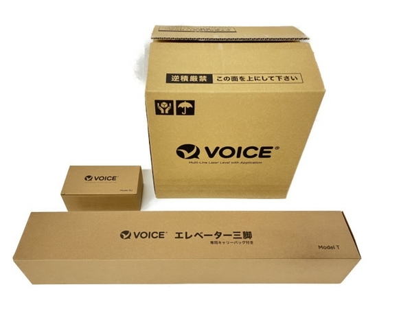 VOICE グリーンレーザー墨出し器 model-G8 三脚 受光器 付き 未使用 S7800437