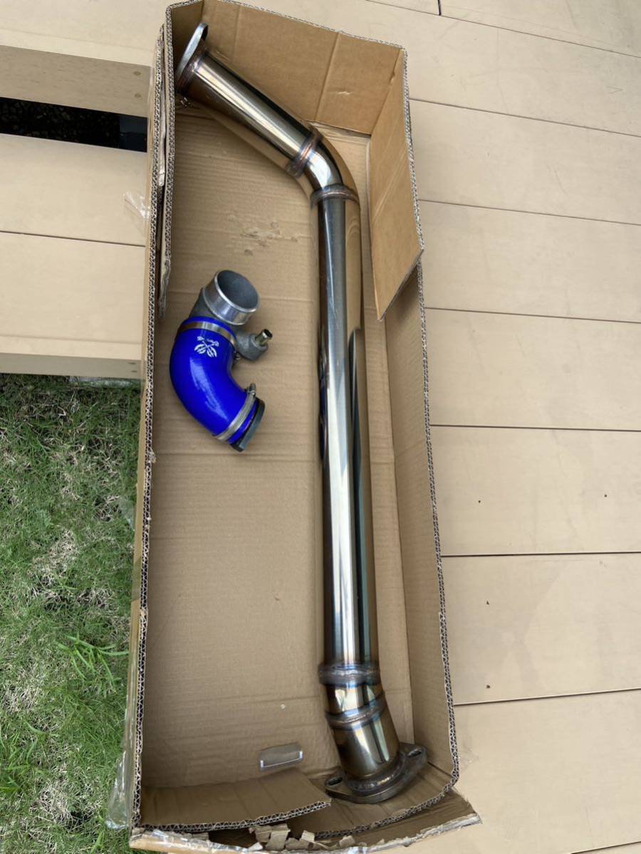 ランクル　100 フロントパイプとパワーフランジのセット