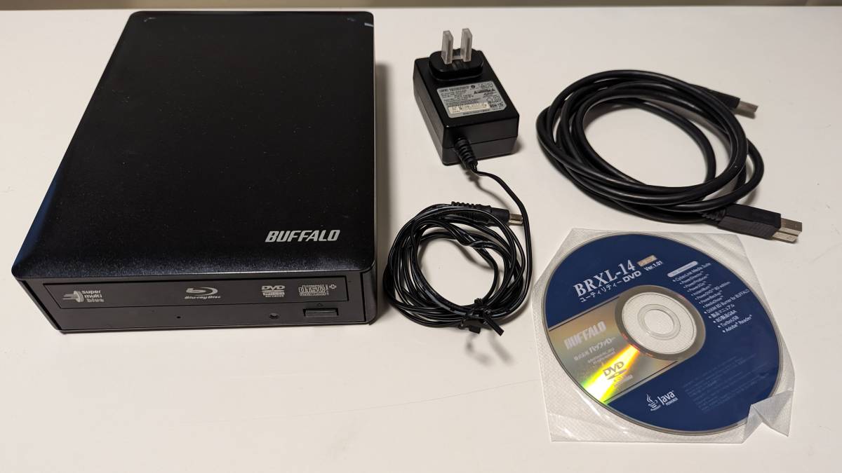 外付けブルーレイドライブ BUFFALO BRXL-14U3 BUFFALO BDXL・DTCP-IP