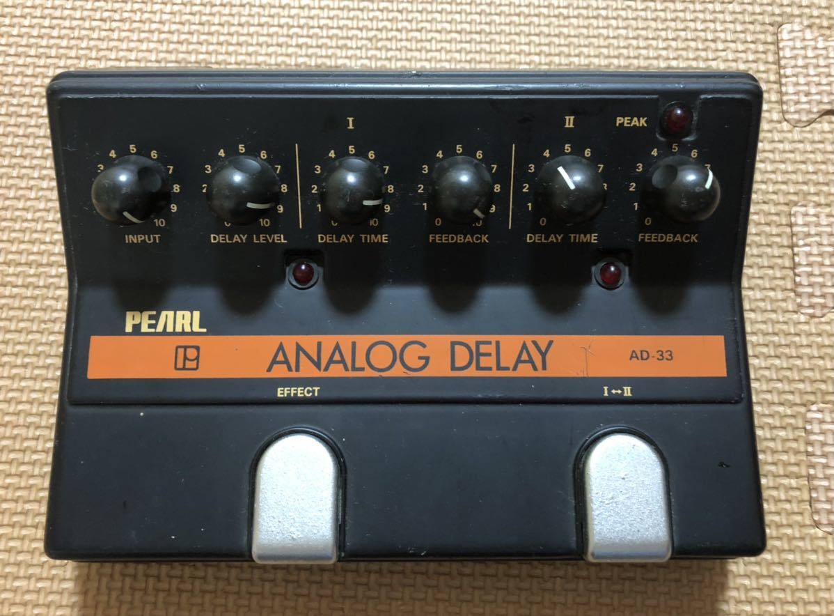 AD-33 PEARL アナログディレイ 現状で ディレイ AD-08 エフェクター