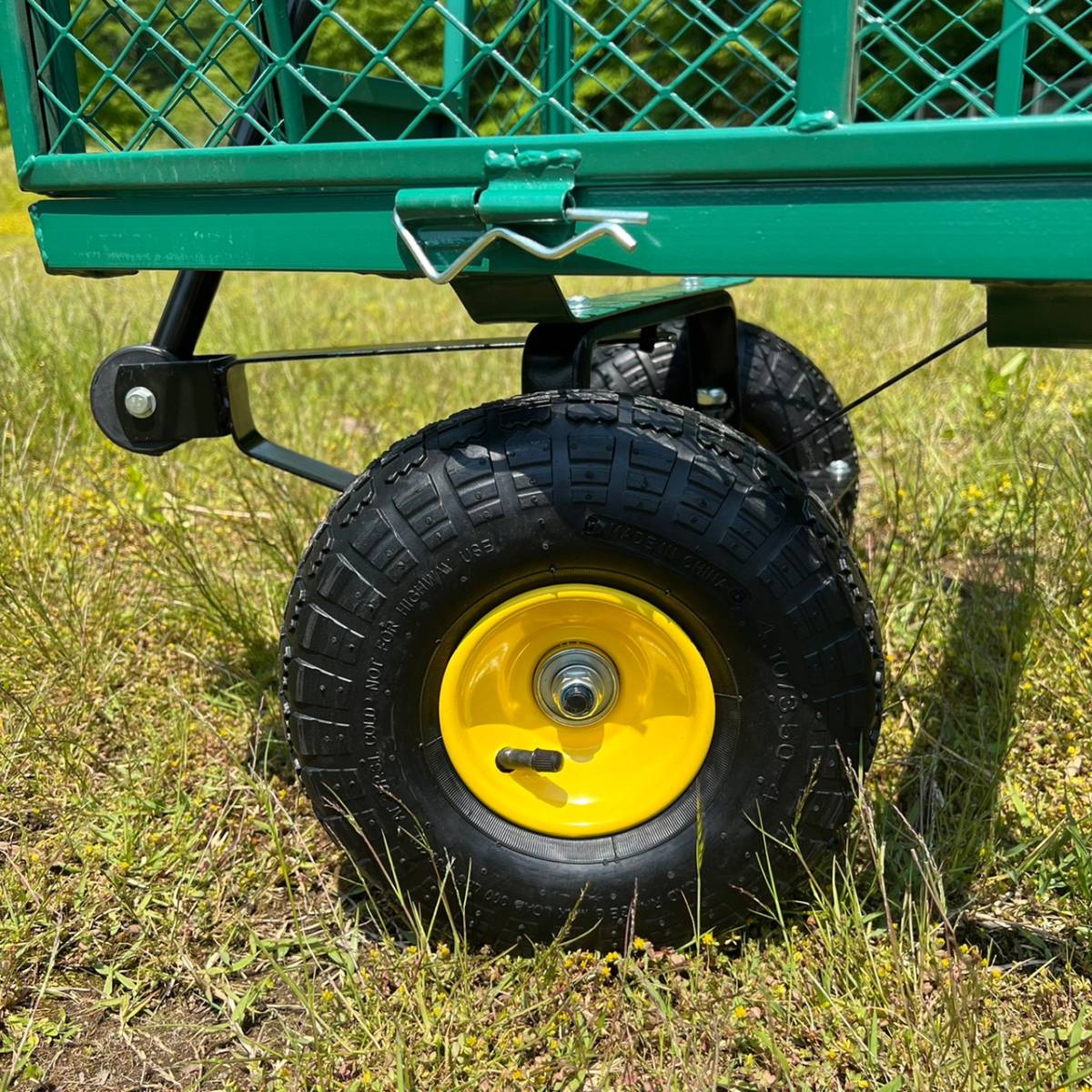 【アウトレット】【送料無料】メタルワゴン　金属ワゴン　ガーデニング　キャンプワゴン　ラジオフライヤー好きにも！ _4