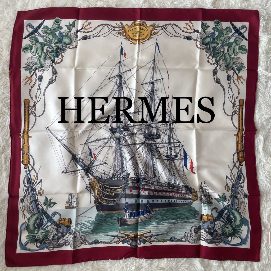 HERMES エルメス 大判スカーフ エルメス カレ90 スカーフ L