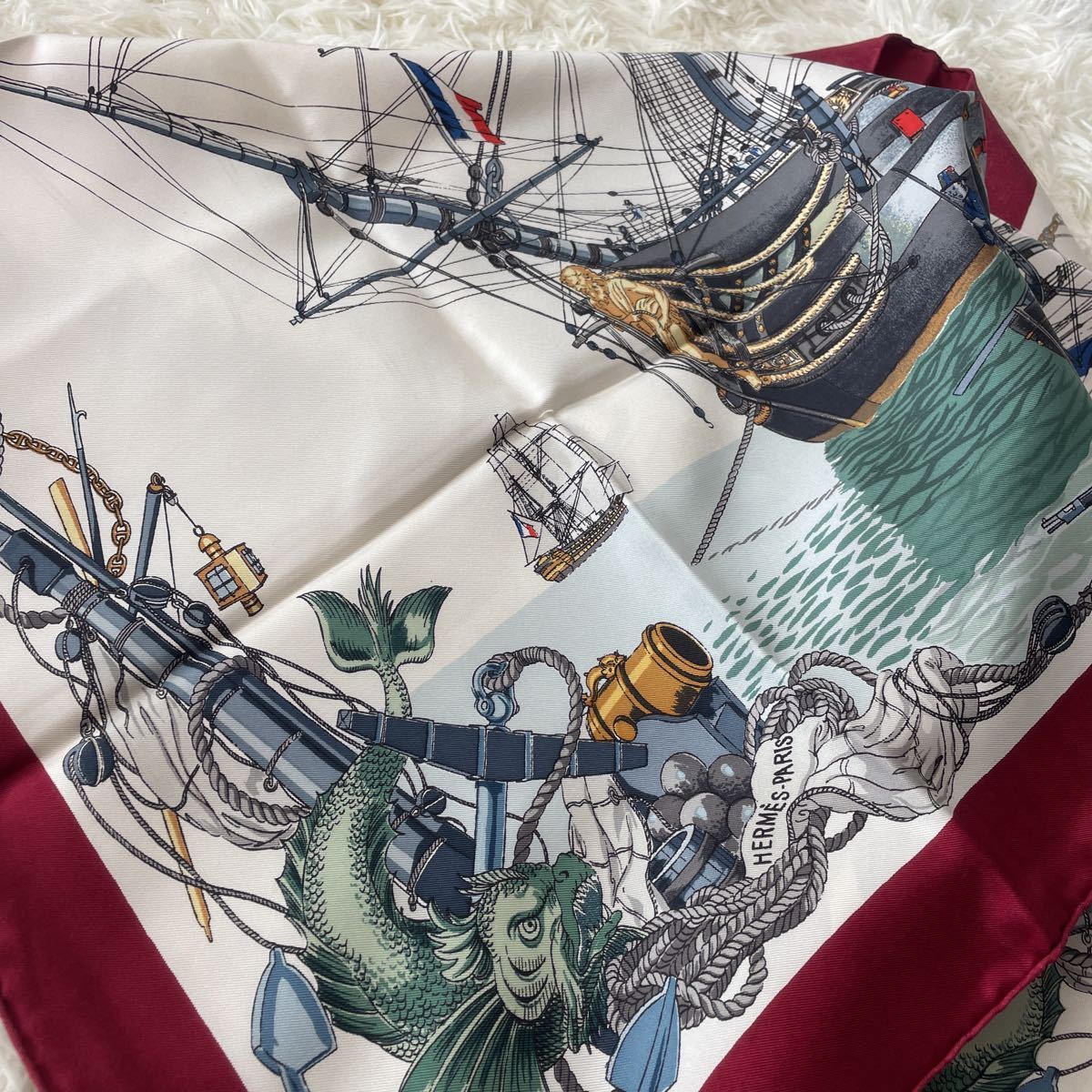 HERMES エルメス カレ 90 シルクスカーフ 大判ストール シルク HERMES