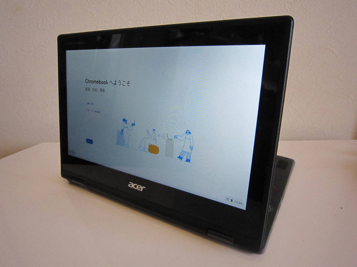 047☆acer Chromebook Spin 511 R752T-G2 Chrome OS 初期化済 難あり