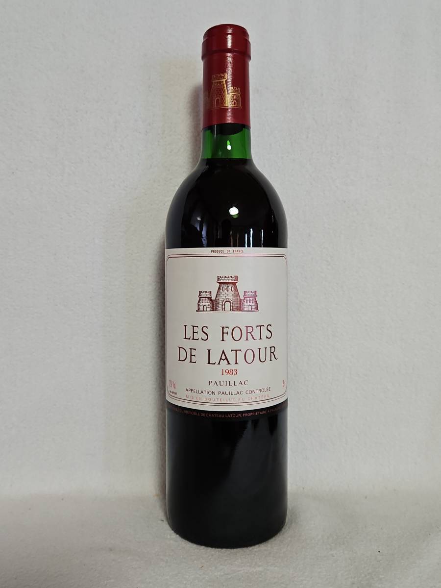 Latour 0 ☆40年物レ・フォール・ド・ラトゥールま1983年750ml FORTS LES