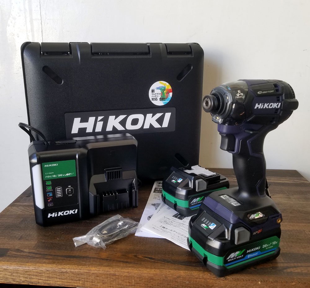 H121 HIKOKI 日立工機 コードレスインパクトドライバ WH36DC 2XPDSZ