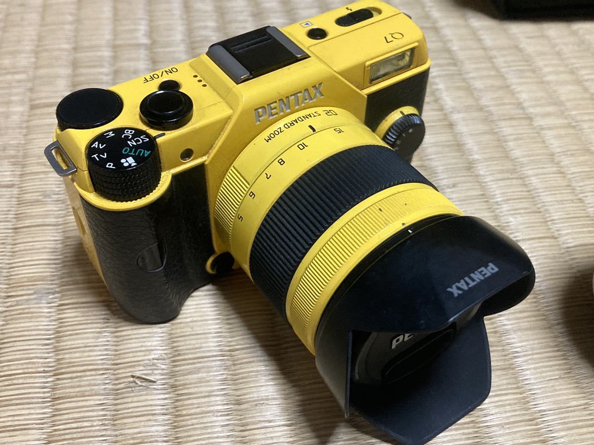 PENTAX Q7 01 02 06 レンズセット バッテリー3個 純正充電器付き 