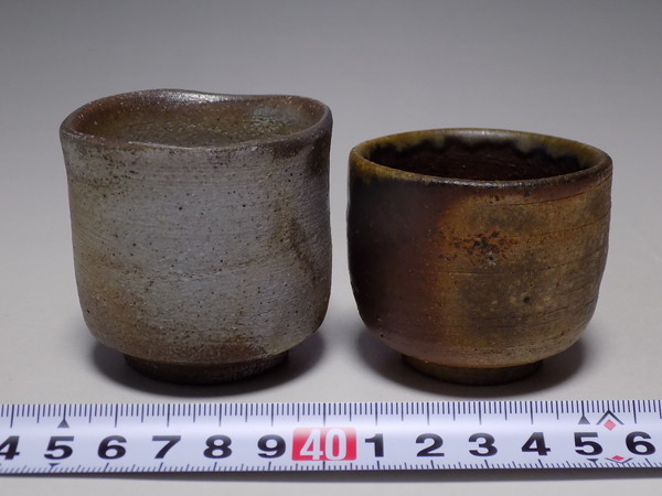 備前焼 登窯 備前焼物故作家 矢部 篤郎 共箱付き窯変耳付き花入1 備前焼 登窯 備前焼物故作家 矢部 篤郎 共箱付き窯変耳付き花入1
