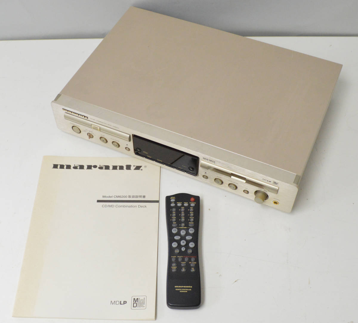 CD/MD再生確認済み Marantz マランツ CD/MDデッキ CM6200☆リモコン