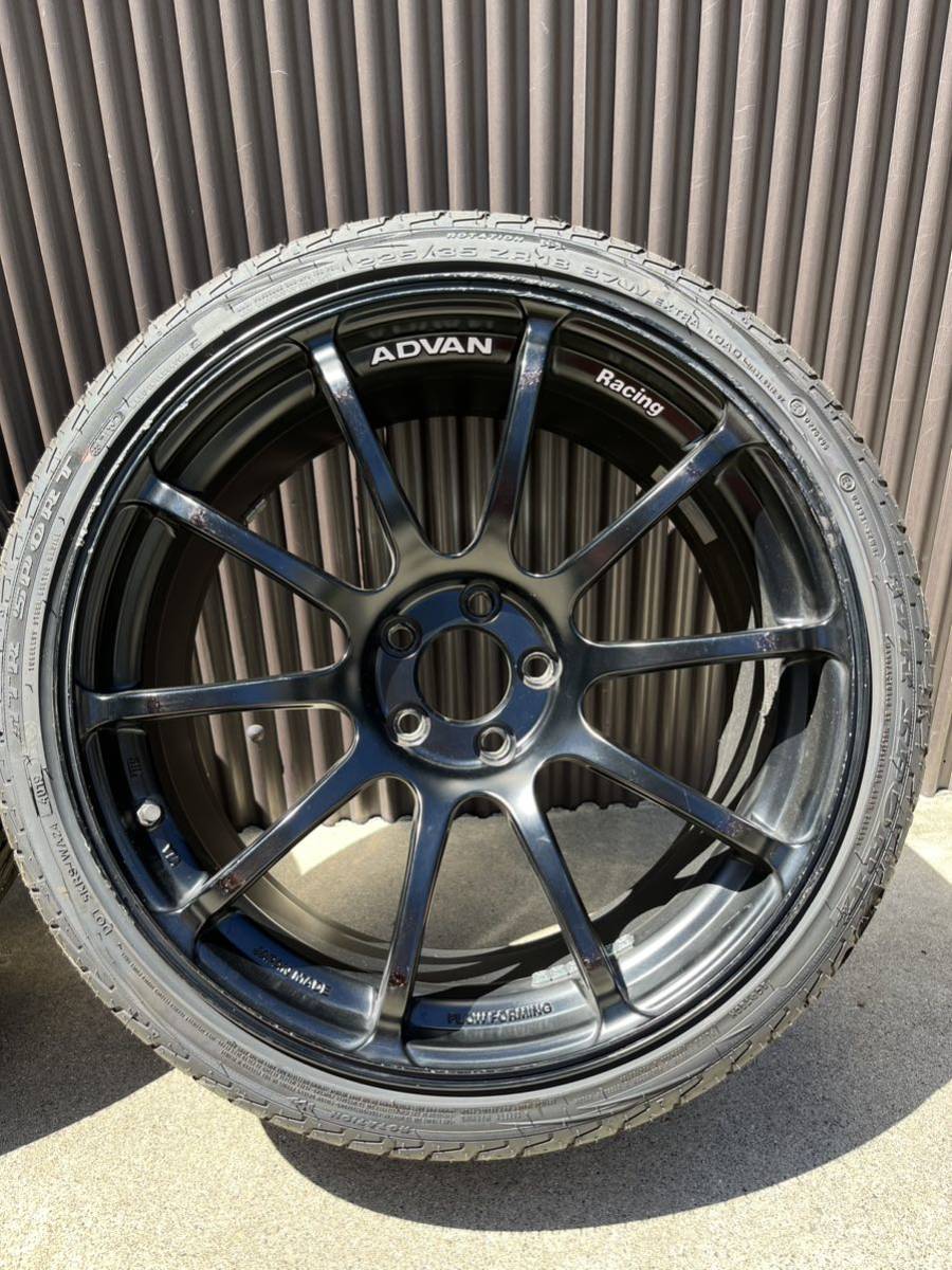 ① RS2 ADVAN racing RSⅡ 18インチ 8.5J +45 PCD100 5H セミグロス 