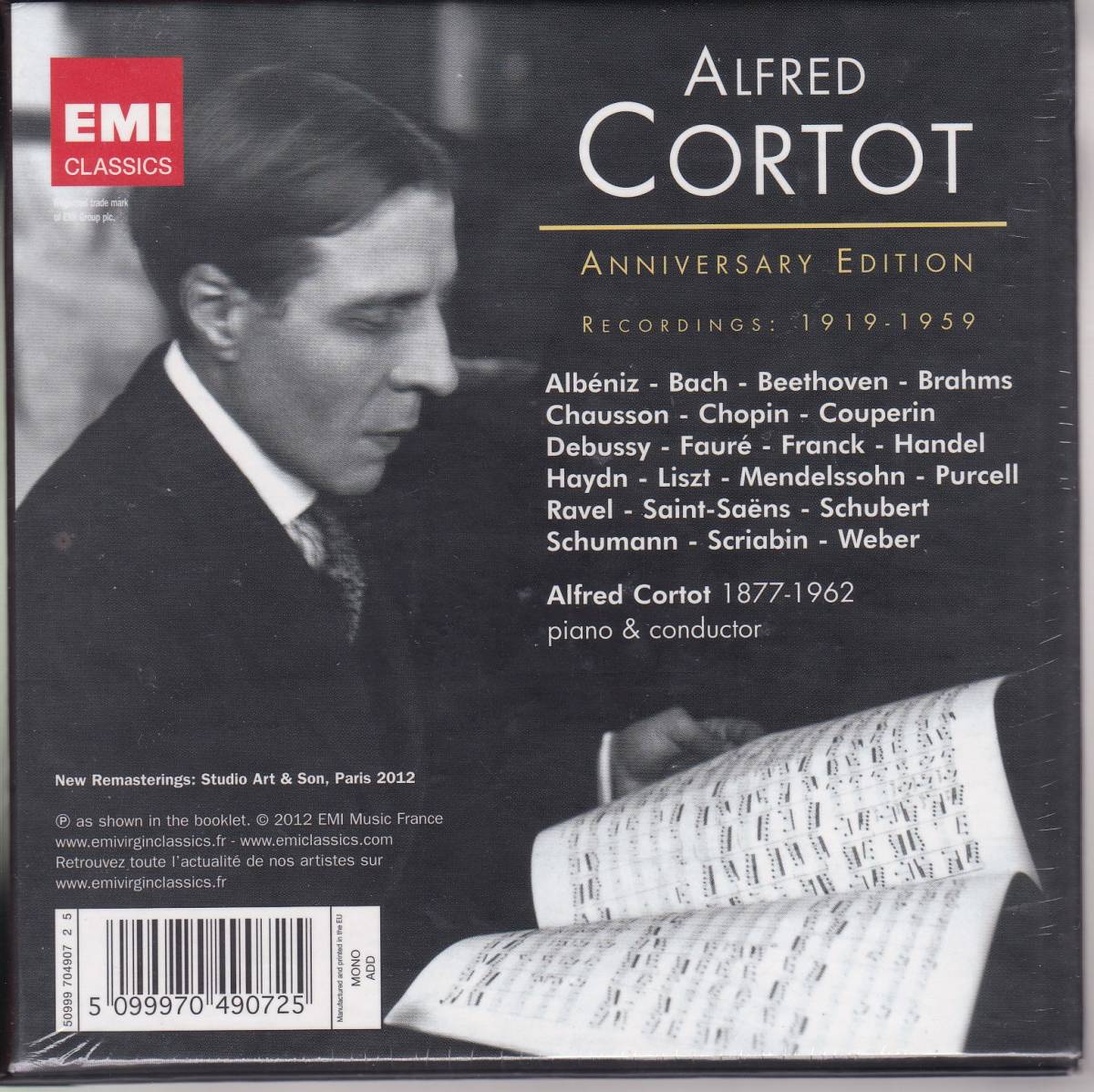 コルトー／ワーナー・クラシックス・エディション(40CD） Alfred