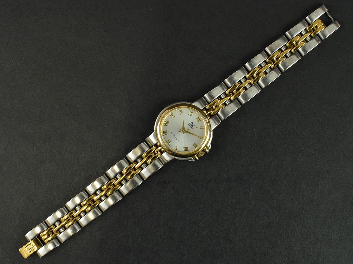 G0856☆ 動作確認済 GIVENCHY ジバンシィ レディースウォッチ 腕時計  