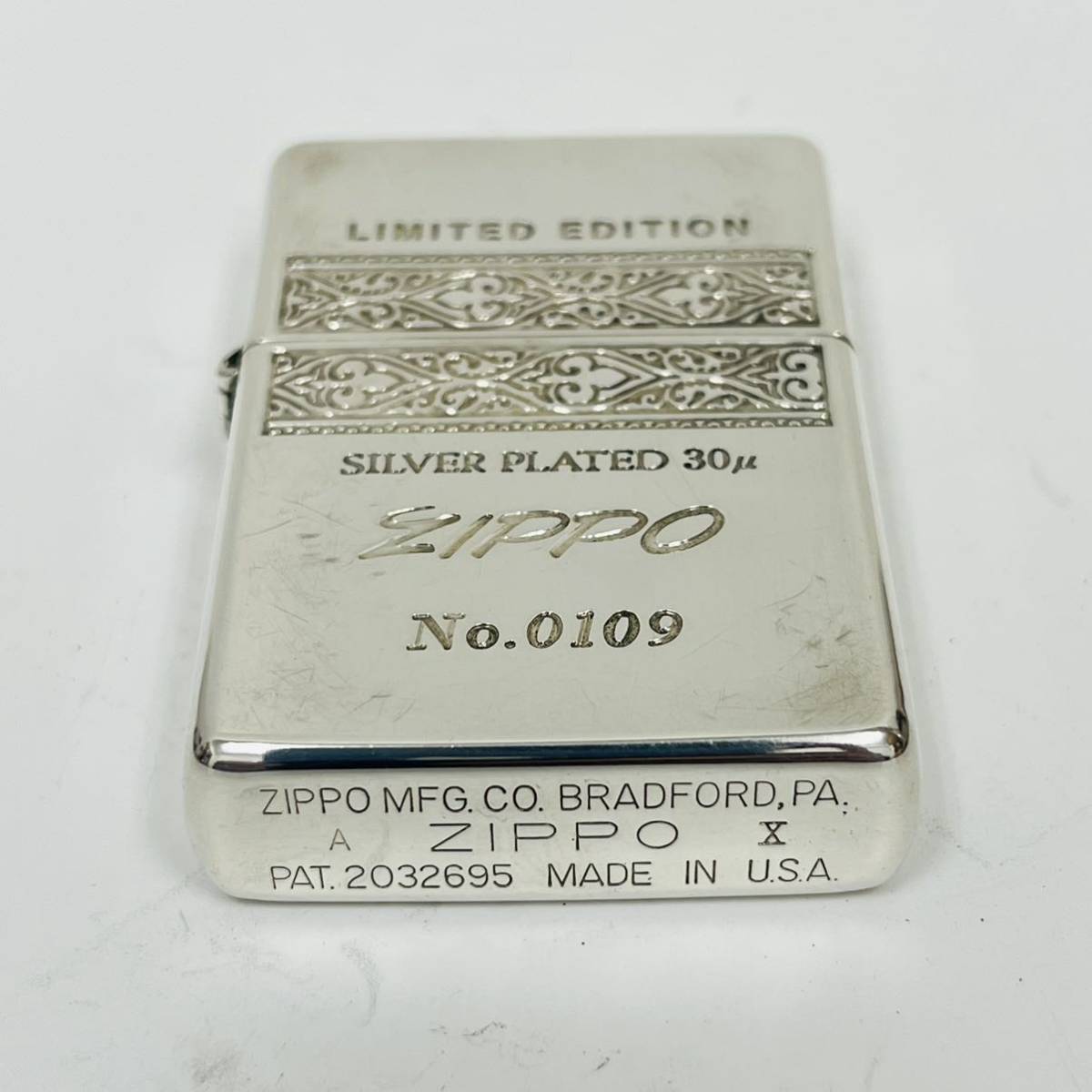 ZIPPO ジッポー SILVER ナンバー入り 1994年製 限定1000個 LIMITED EDITION リミテッドエディション ケース付き シルバー ZIPPO 1994年製 ジッポ