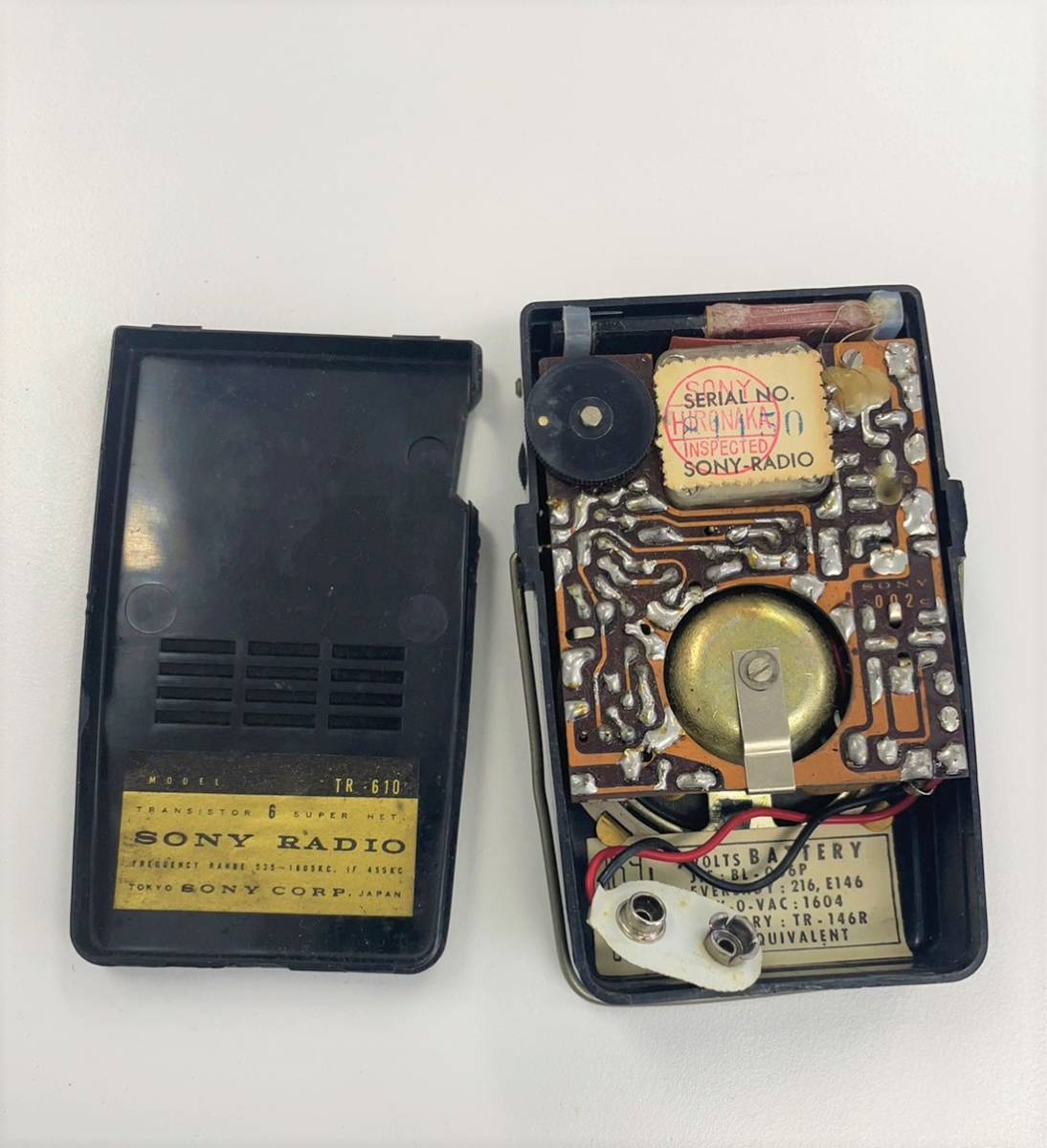 SONY ソニー 6 Transistor TR-610 トランジスタラジオ 昭和レトロ 