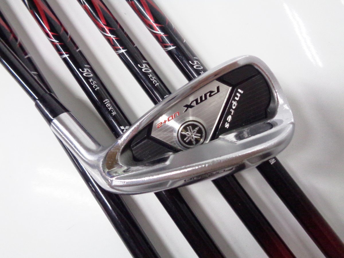 中古品(2015)★ヤマハ YAMAHA inpres RMX UD+2 アイアン★#6～Pw 5本★純正カーボン BASSARA i50（R）