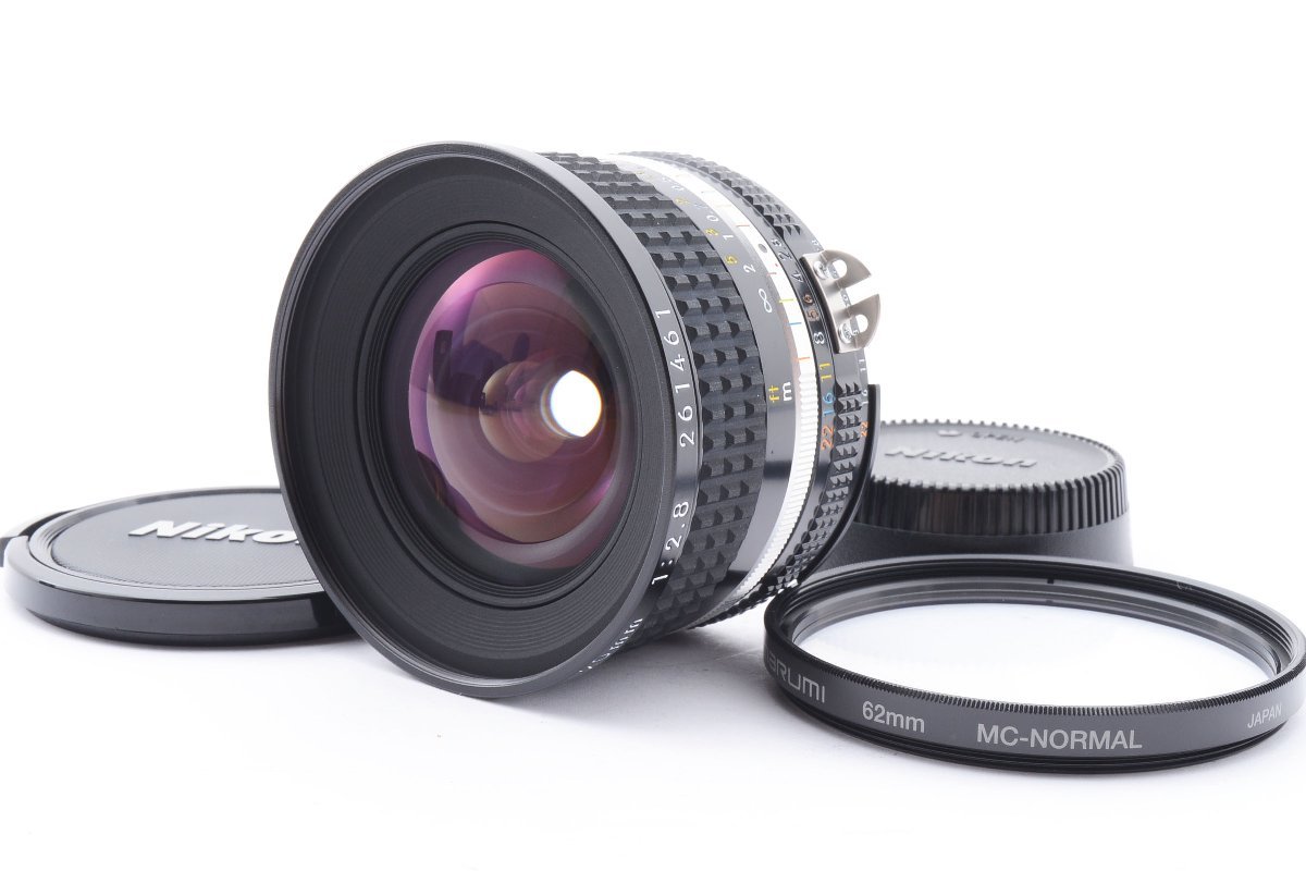 美品】ニコン Nikon Ai-s Nikkor 20mm f/2.8 広角 単焦点レンズ Fマウント