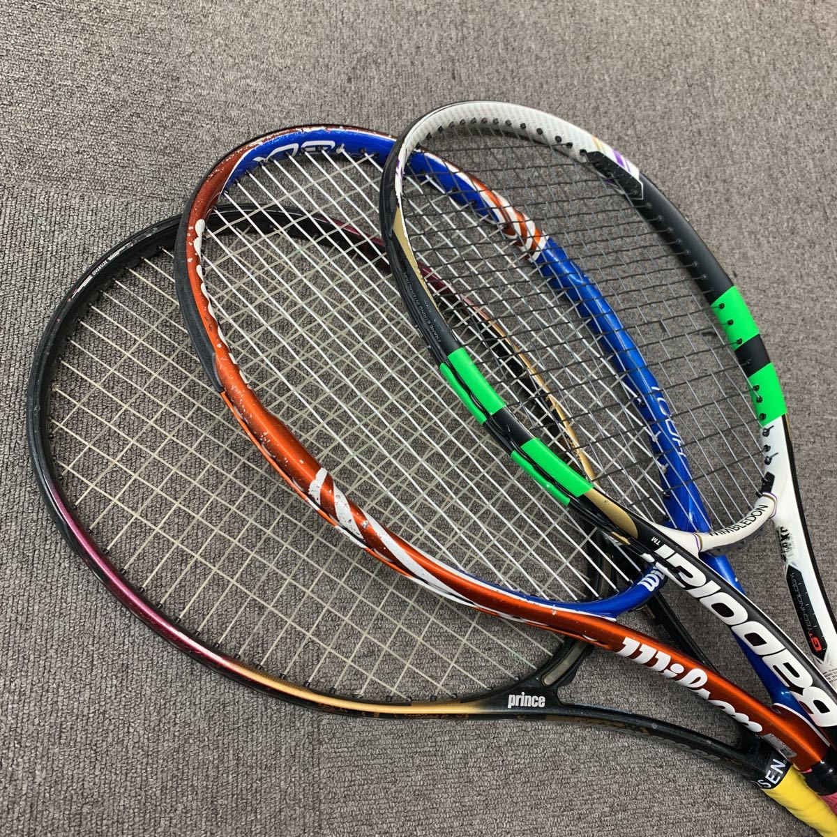 2307044□中古品 テニスラケット9本セット
