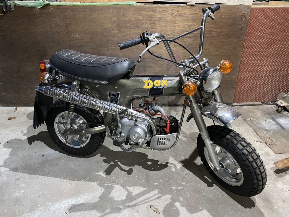 ダックス st70 st50 ベース車 cd 12vエンジン 88cc 6vベース モンキー