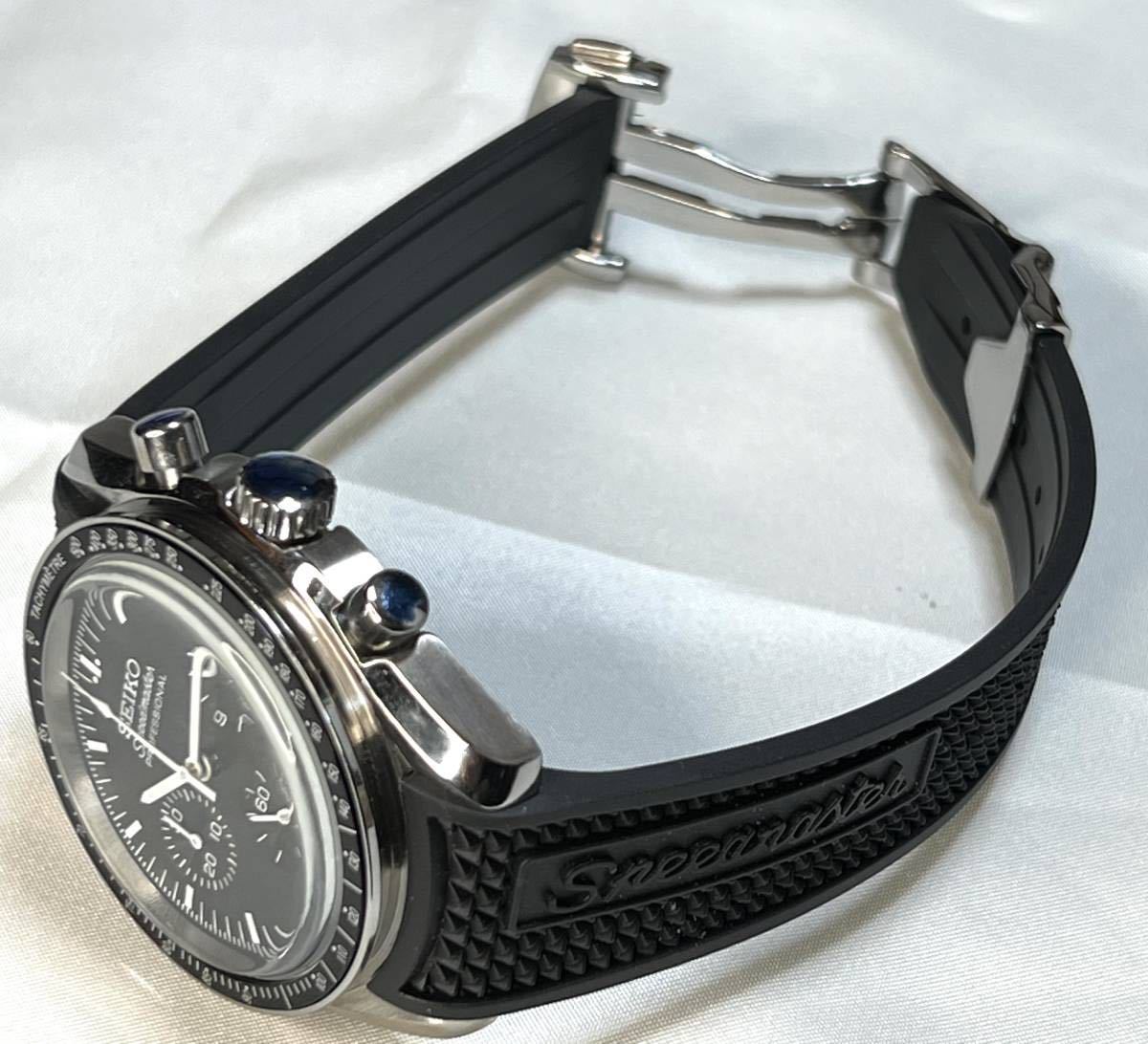 SEIKO MOD /カスタム /VK63 クォーツ/ ブラック /クロノグラフ 
