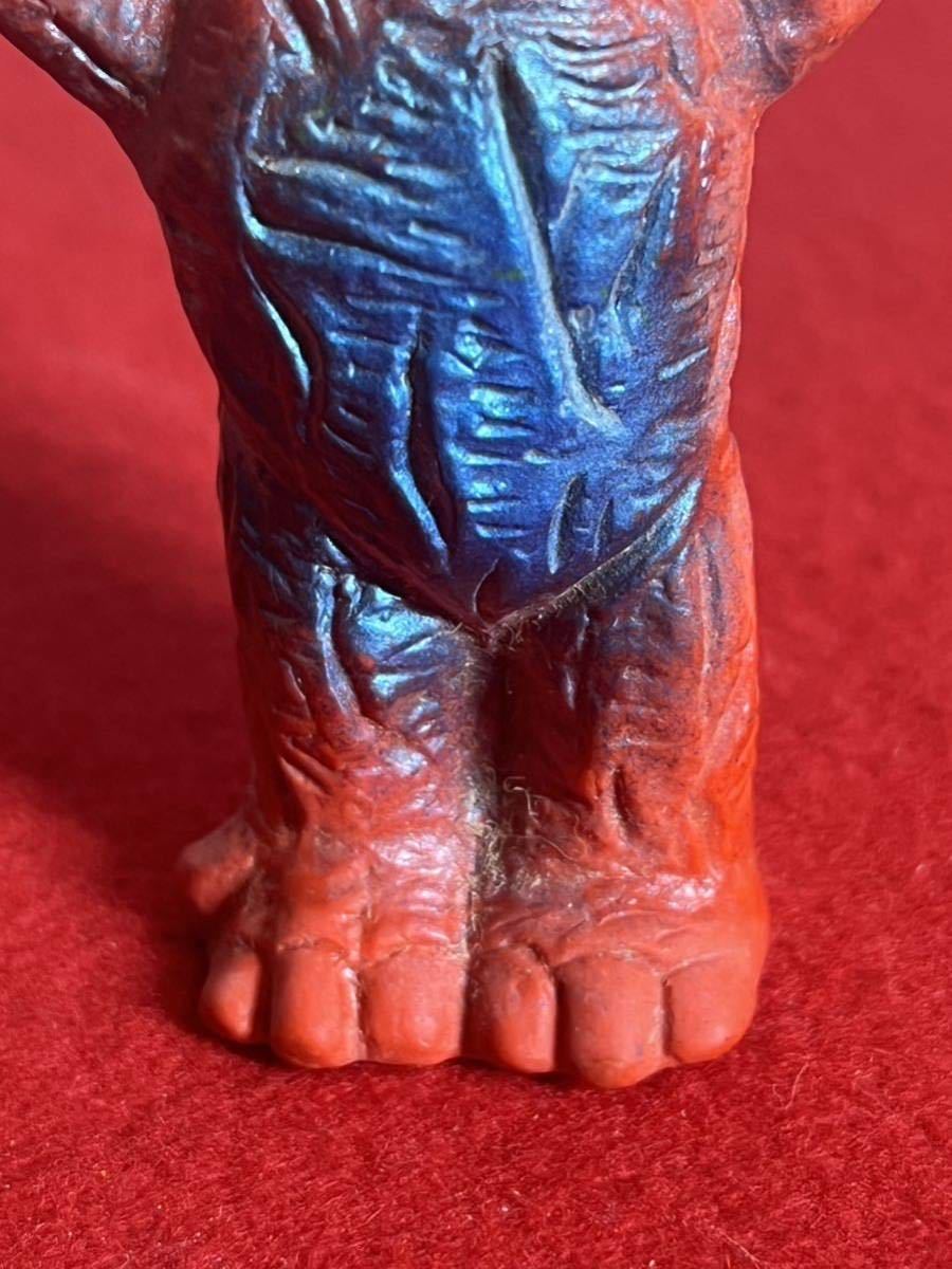 ☆マルサン えれっくす ソフビ 指人形 高さ 約10.3cm☆当時物 昭和  