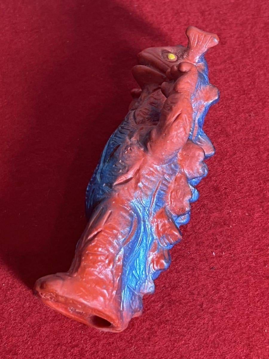 ☆マルサン えれっくす ソフビ 指人形 高さ 約10.3cm☆当時物 昭和  