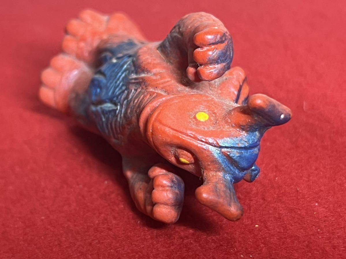 ☆マルサン えれっくす ソフビ 指人形 高さ 約10.3cm☆当時物 昭和  